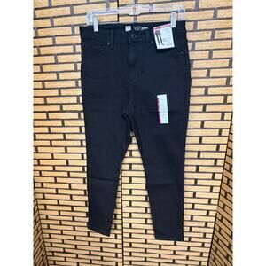 Time And Tru High Rise Skinny Black Jeans Size 8 Short